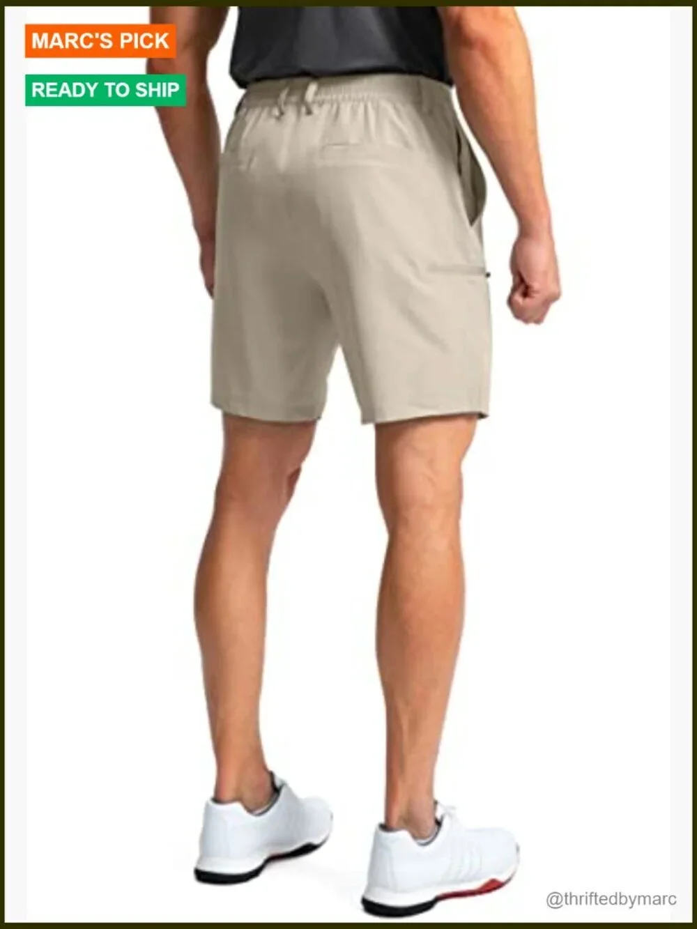 Men's Stretch Quick Dry Golf Shorts with 6 Pockets for Hiking Work